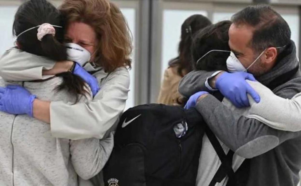 Una familia se reencuentr. 