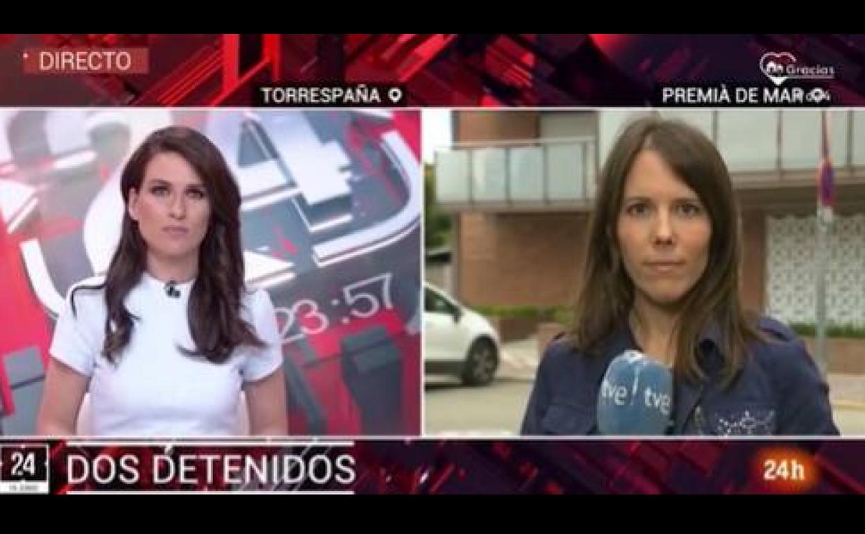 Cortan a una reportera de TVE en directo al estar dando una noticia en catalán