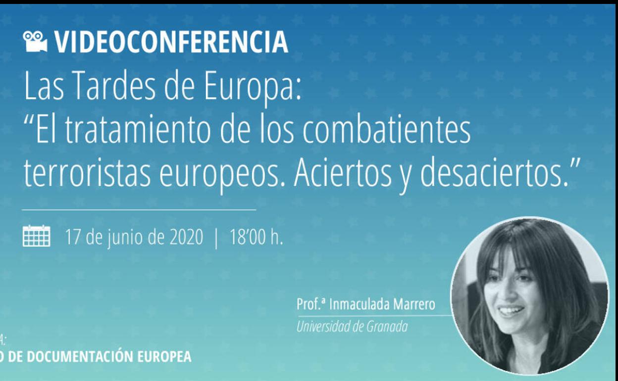 La profesora Inmaculada Marrero impartirá la conferencia virtual «El tratamiento de los combatientes terroristas europeos. Aciertos y desaciertos»