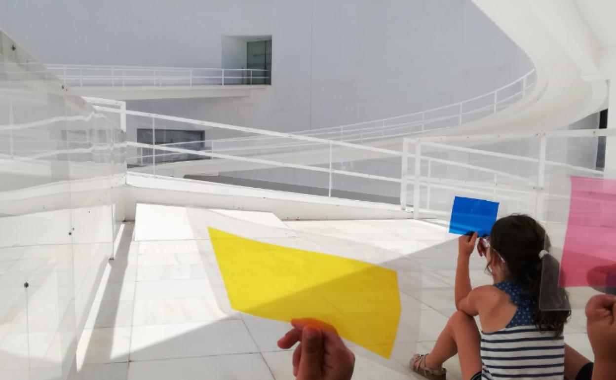 Niños en una actividad del Museo de la Memoria de Andalucía.