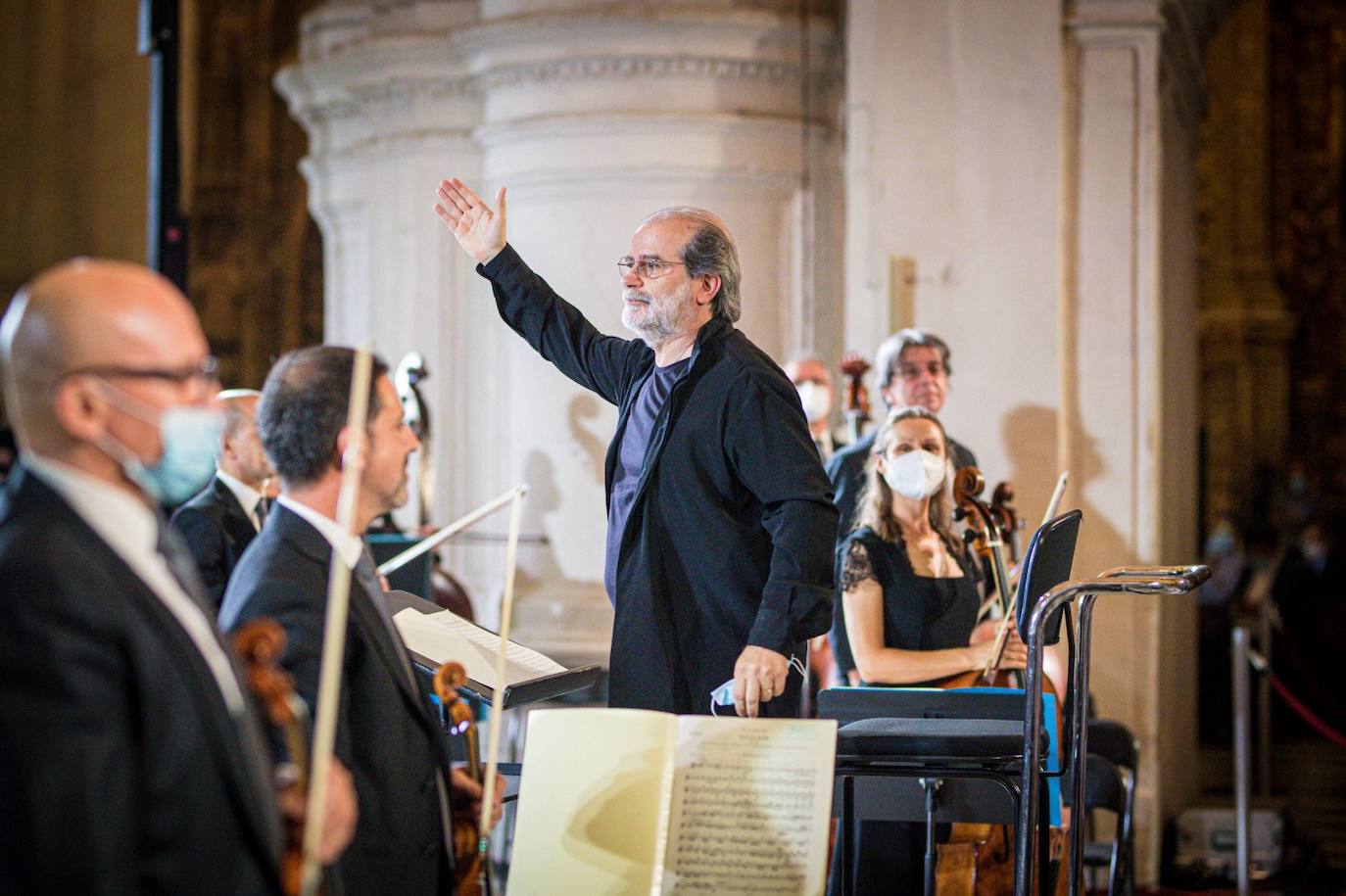 El Festival de Música y Danza se abre con el 'Réquiem' de Mozart en un concierto que muestra la 'nueva normalidad' cultural