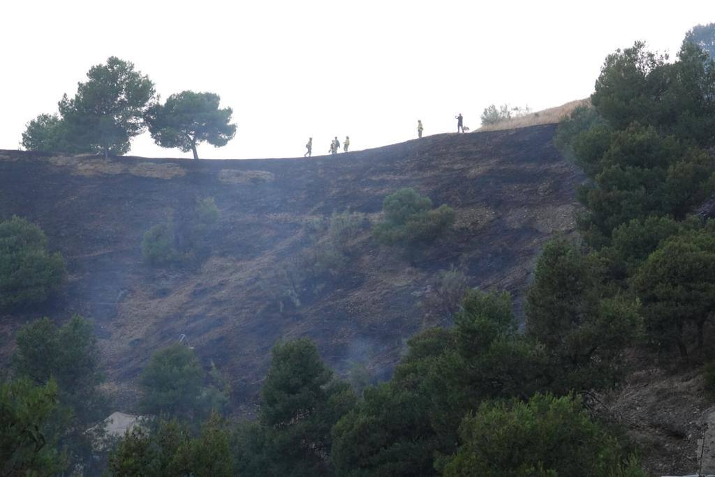 La evolución del fuego, según fuentes del Infoca, es favorable