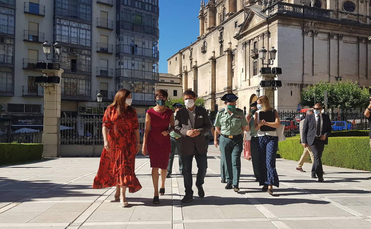 Encuentro en la Diputación para la firma del convenio. 