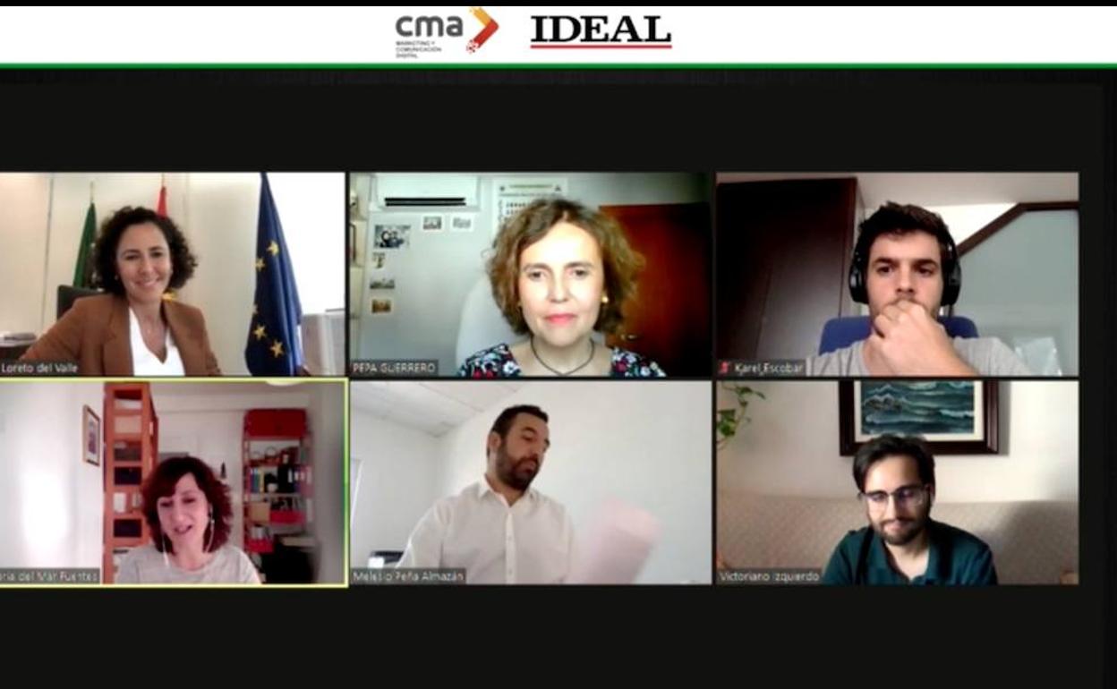 Mesa redonda en la primera jornada de Alhambra Venture.