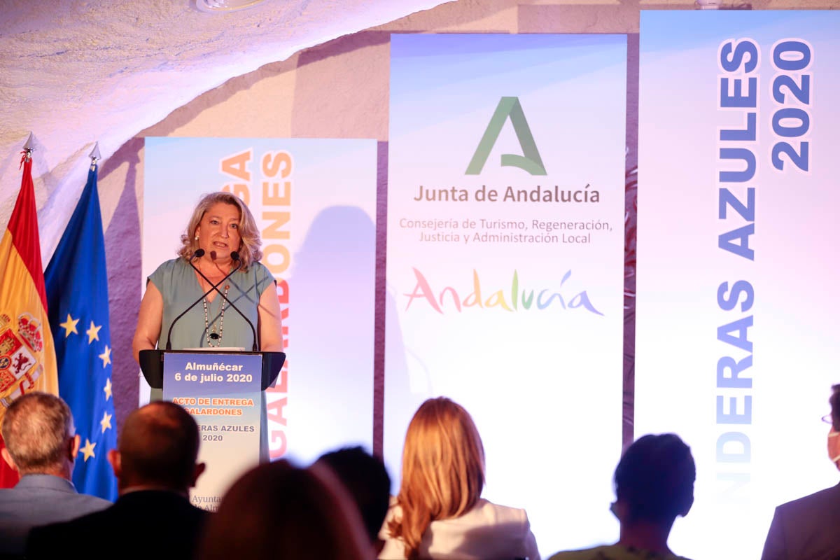 Marín apunta al récord de Banderas Azules en las playas andaluzas como otra marca de la excelencia del destino