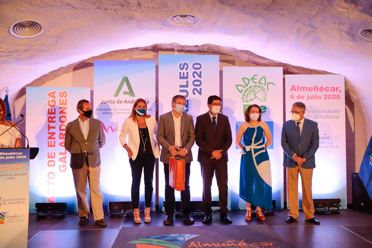 Marín apunta al récord de Banderas Azules en las playas andaluzas como otra marca de la excelencia del destino