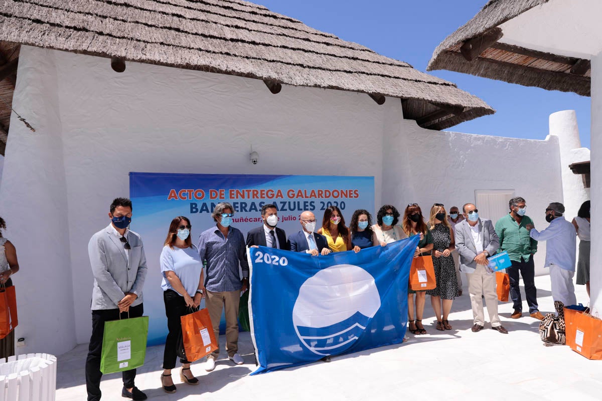 Marín apunta al récord de Banderas Azules en las playas andaluzas como otra marca de la excelencia del destino