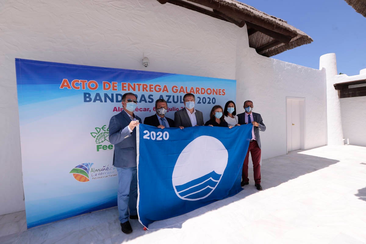 Marín apunta al récord de Banderas Azules en las playas andaluzas como otra marca de la excelencia del destino