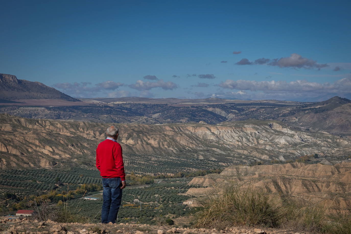 El Geoparque granadino, en la zona de Gorafe. 