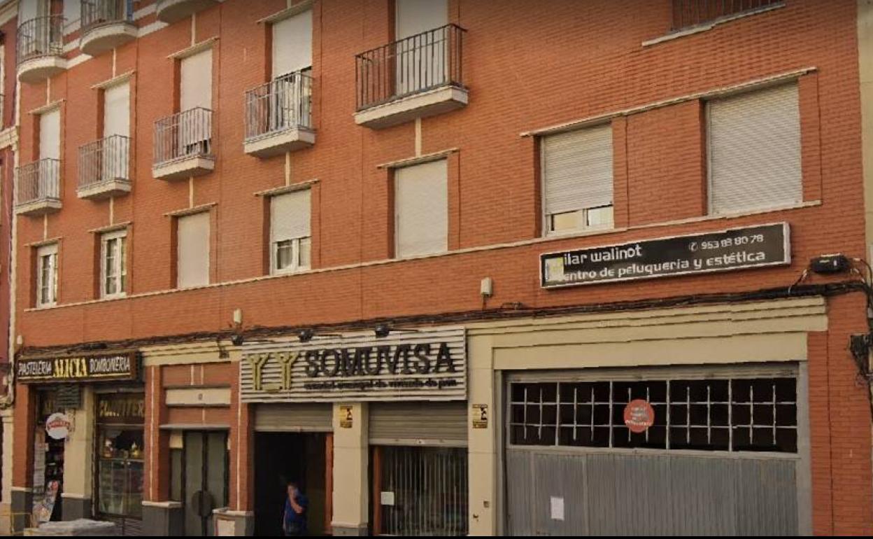 Sede de la Sociedad Municipal de la Vivienda, en la calle Álamos. 