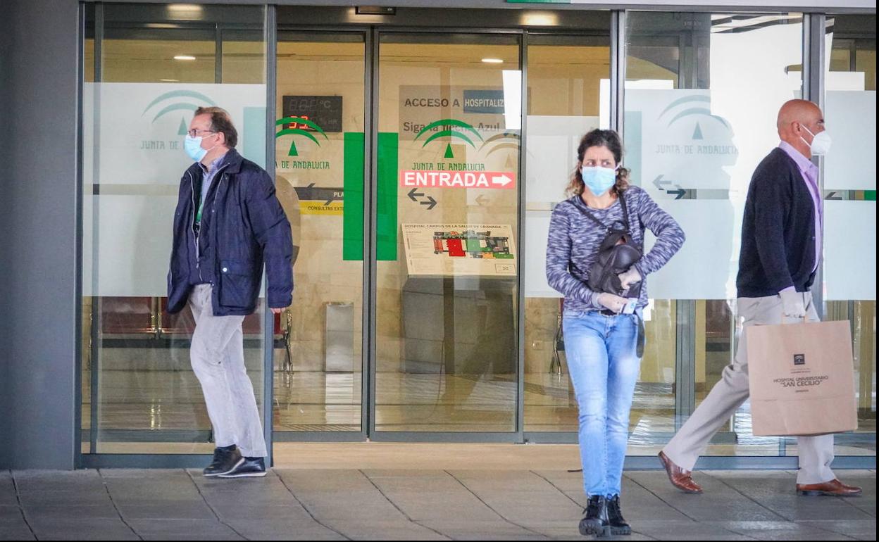 Salida de un hospital del Servicio Andaluz de Salud. 