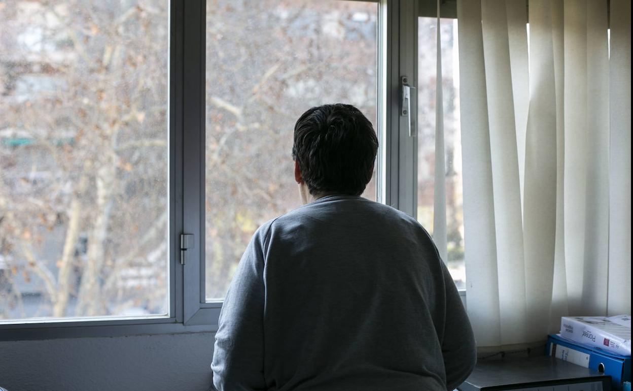 Marta, una de las mujeres que residen en el centro. 