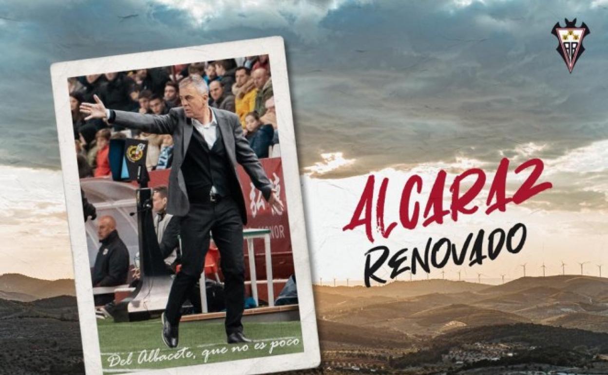 El exrojiblanco Lucas Alcaraz renueva como técnico del Albacete