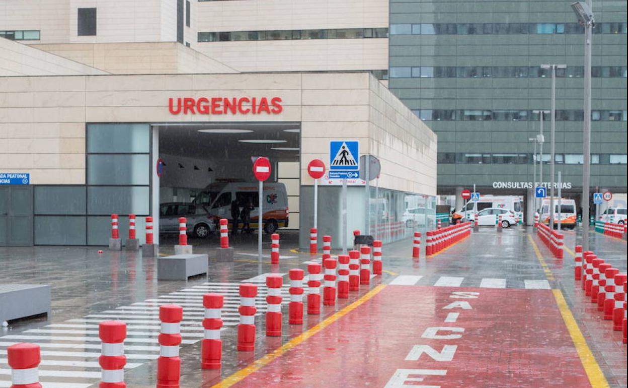 La víctima fue atendida en el hospital del PTS.