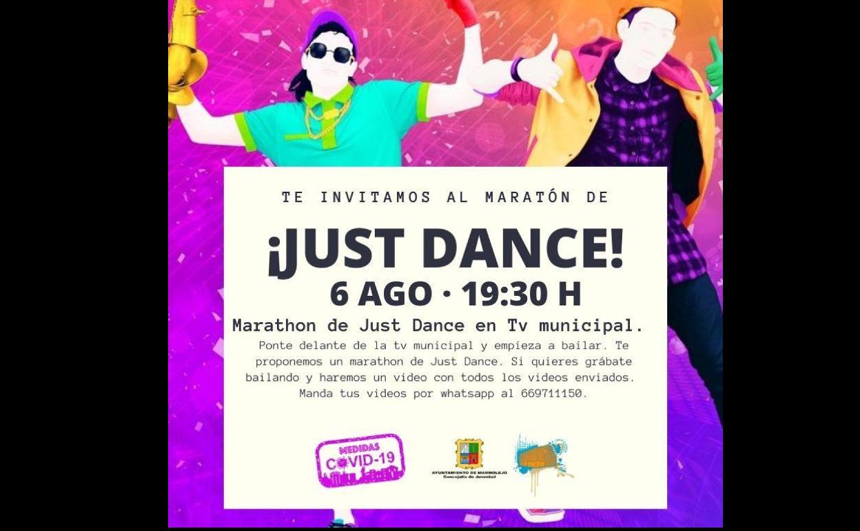 Maratón de baile organizado por el Ayuntamiento, recientemente. 