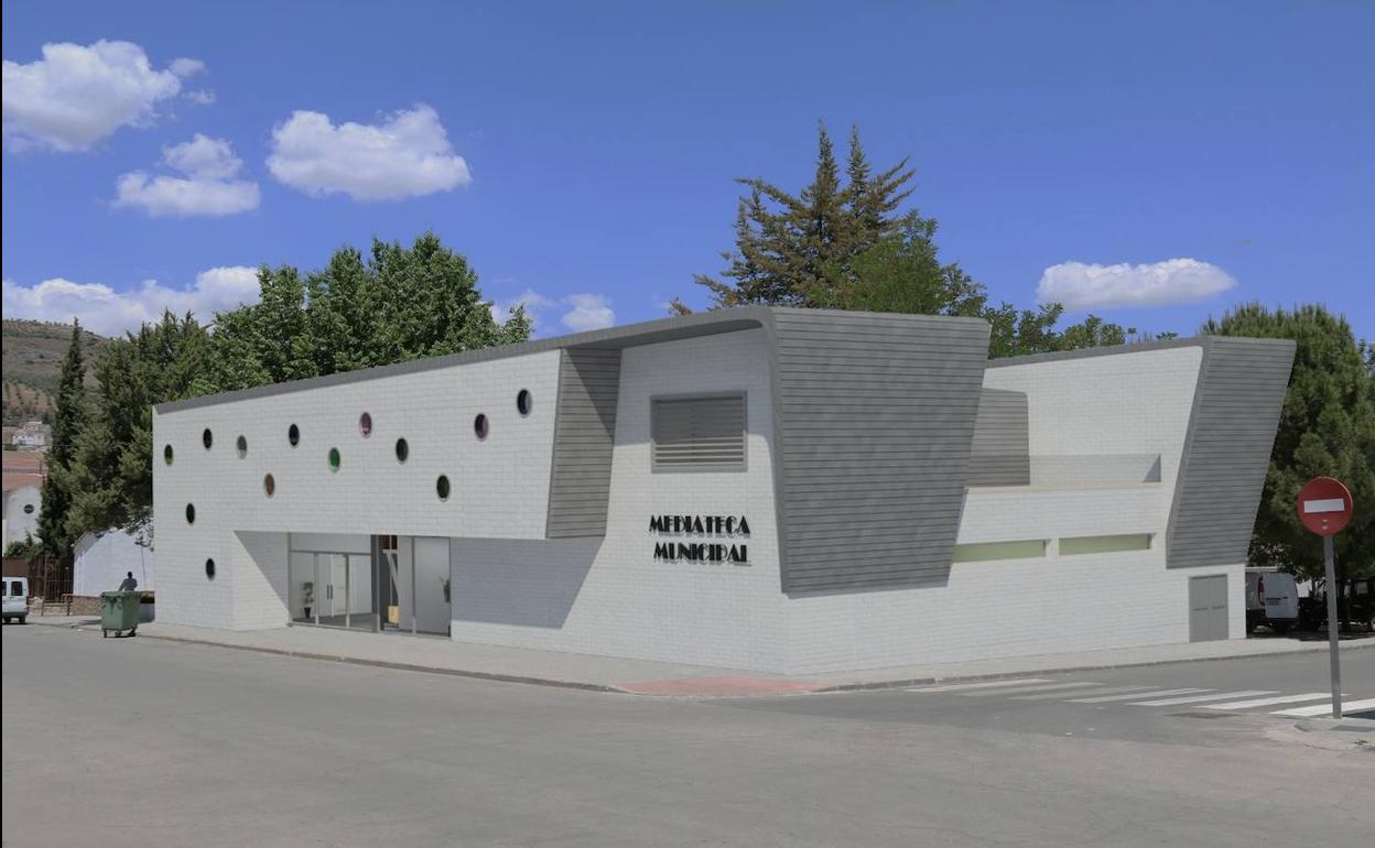 Proyecto de la futura biblioteca. 