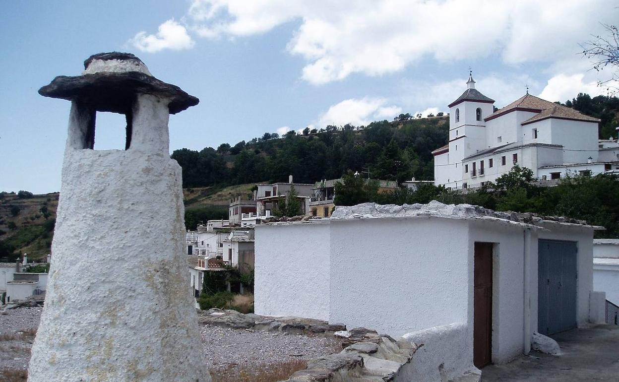 Vista de la localidad alpujarreña de Busquístar