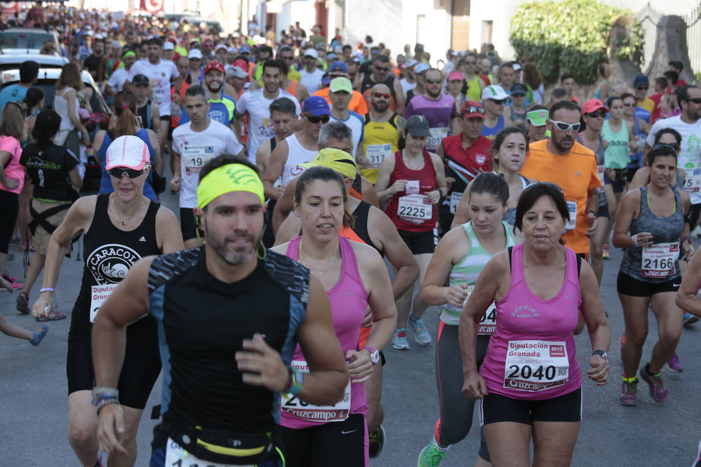 t Salida de una edición pasada de la prueba 'Ciudad de Dúrcal- Ruta Boabdil' del Gran Premio de Fondo.