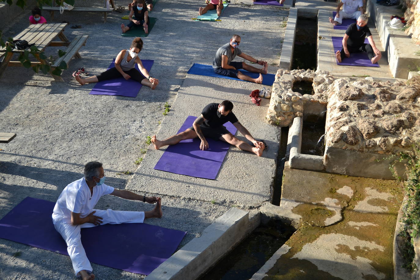 Fotos: El yoga al aire libre coge fuerza
