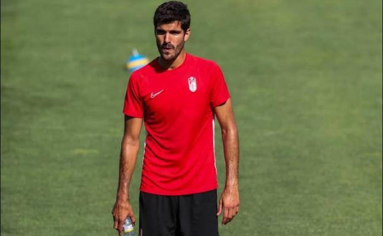 Bernardo Cruz, durante la pretemporada pasada. 