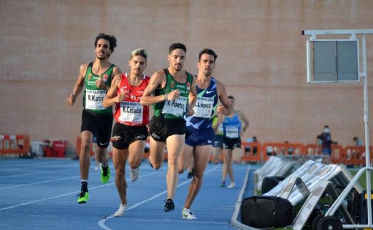 Ignacio Fontes, en carrera durante una competición anterior en Nerja. 