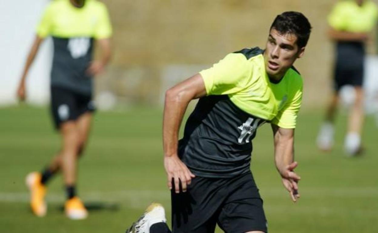 Soro en uno de sus primeros entrenamientos. 