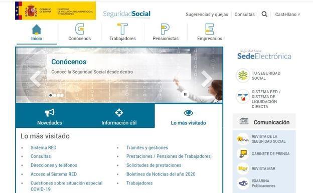 La Seguridad Social amplía de nuevo los servicios que se pueden realizar con un SMS