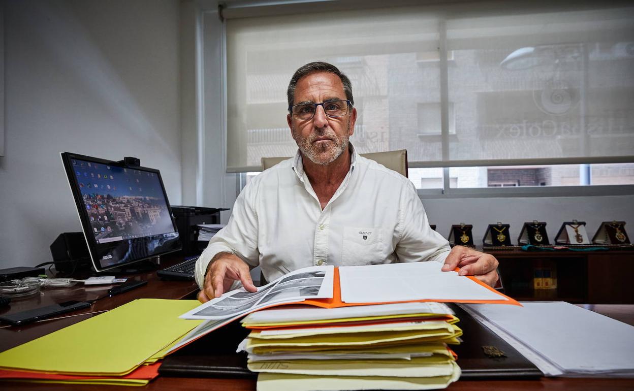 Leandro cabrera, decano del Colegio de Abogados de Granada. 