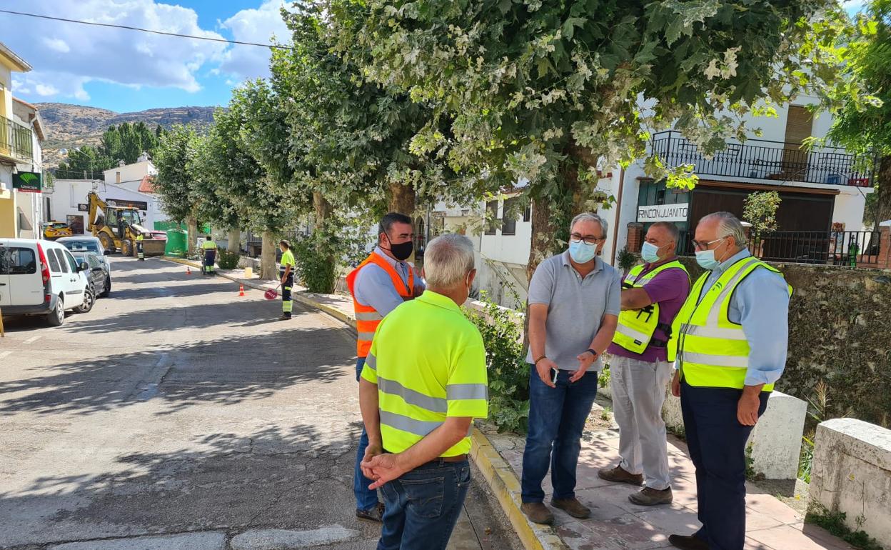 El delegado de Fomento visitó la zona.