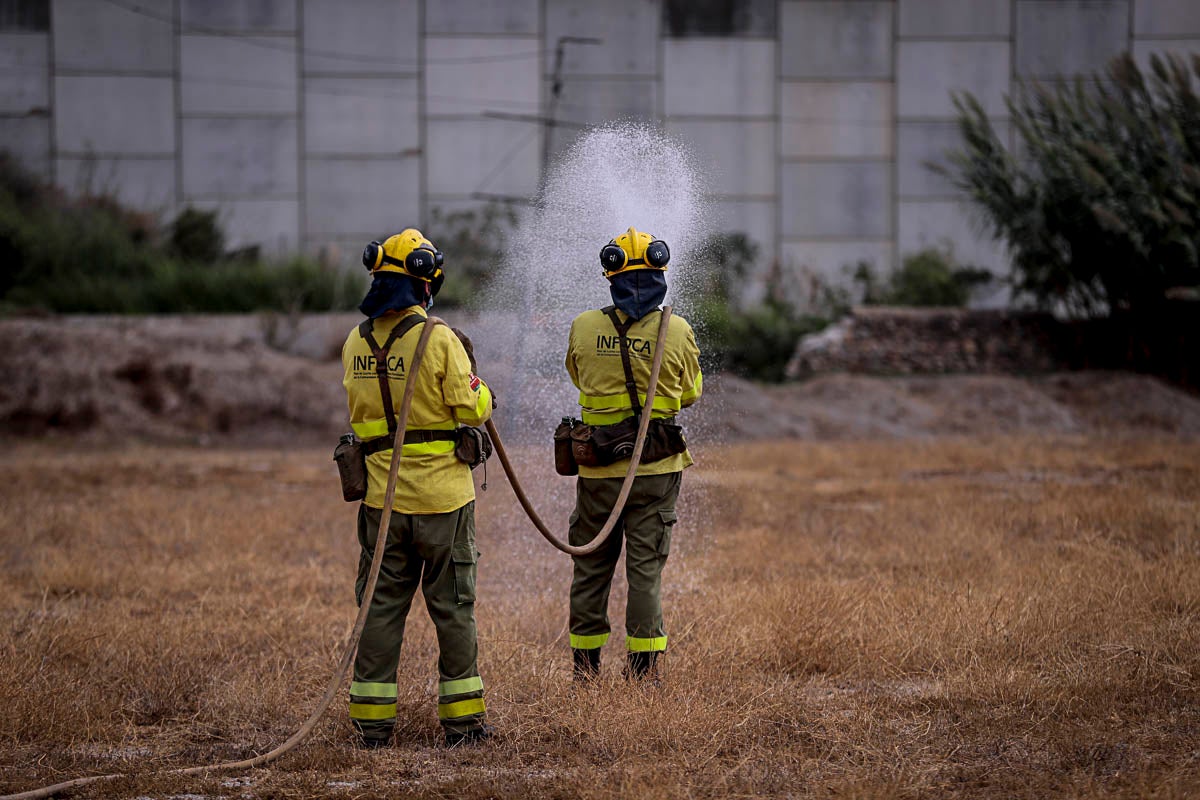 Los ayuntamientos de la provincia han puesto a disposición de la Junta locales municipales durante el periodo de riesgo de incendio para evitar la exposición a la Covid-19 de los 600 bomberos en un único centro de trabajo