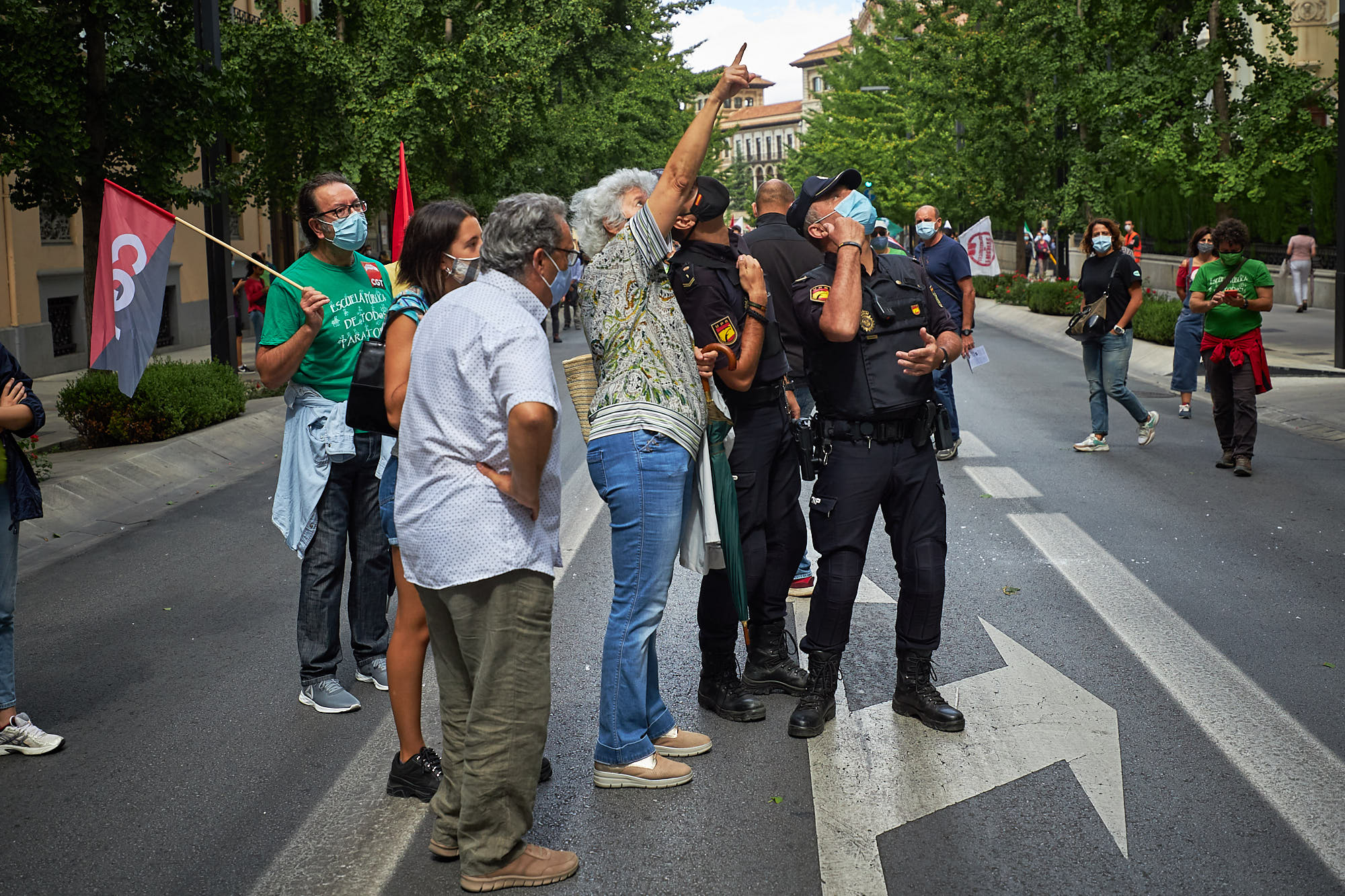 A este parón lectivo le seguirá una manifestación que partirá a las 12.30 horas de la Delegación Educación