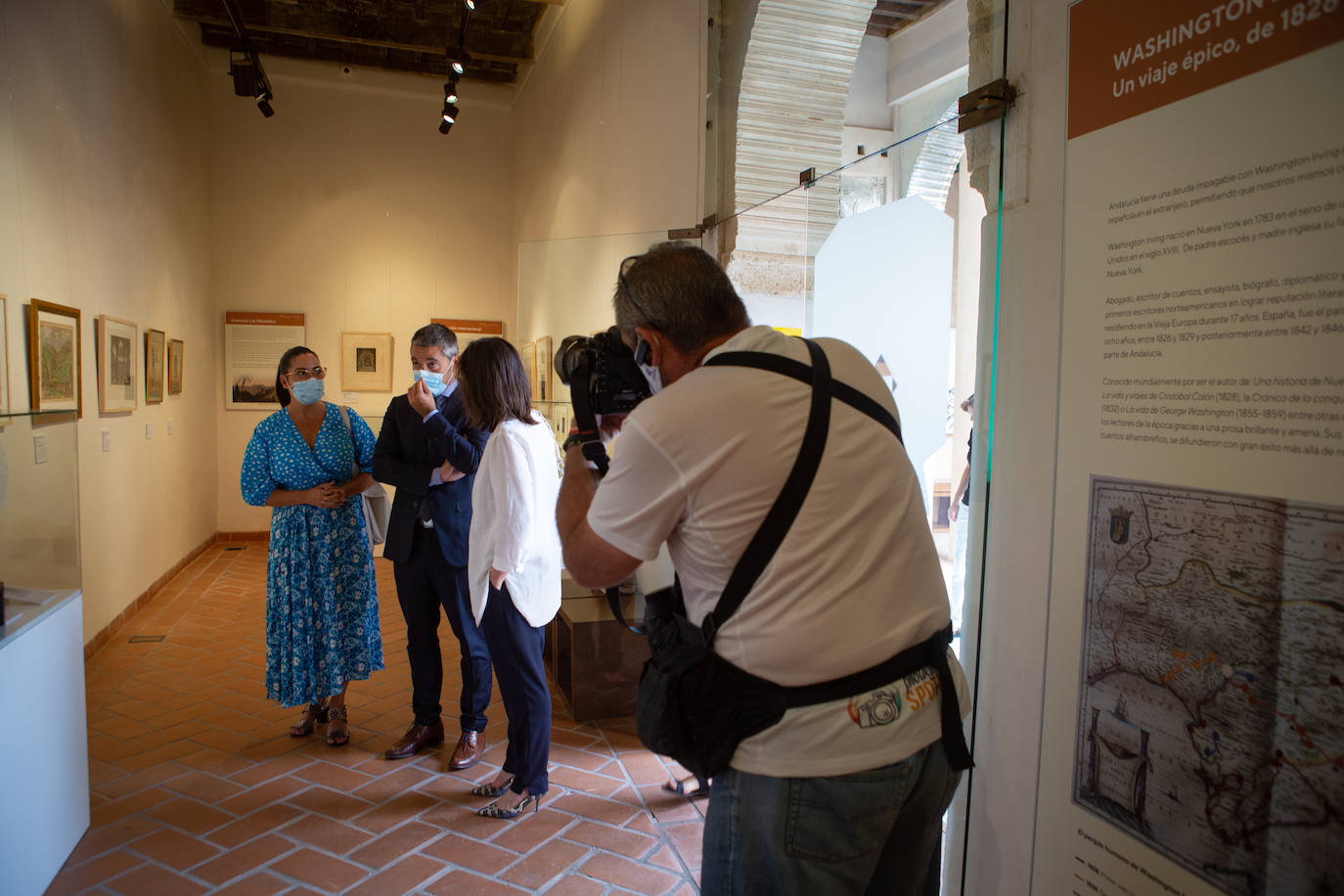 Exposición sobre Washington Irving en Casa de Zafra.