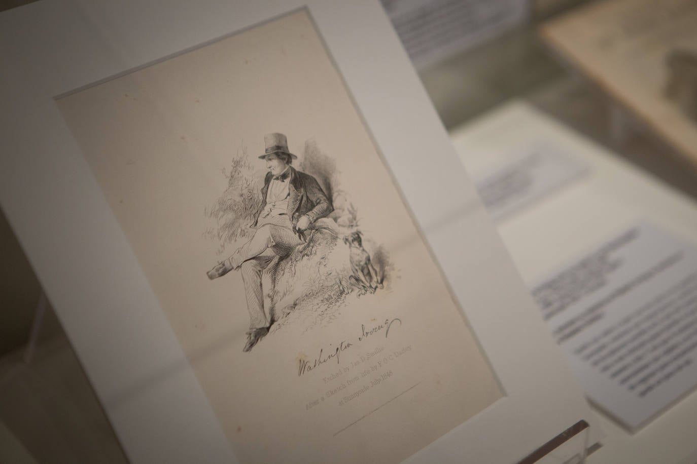 Exposición sobre Washington Irving en Casa de Zafra.