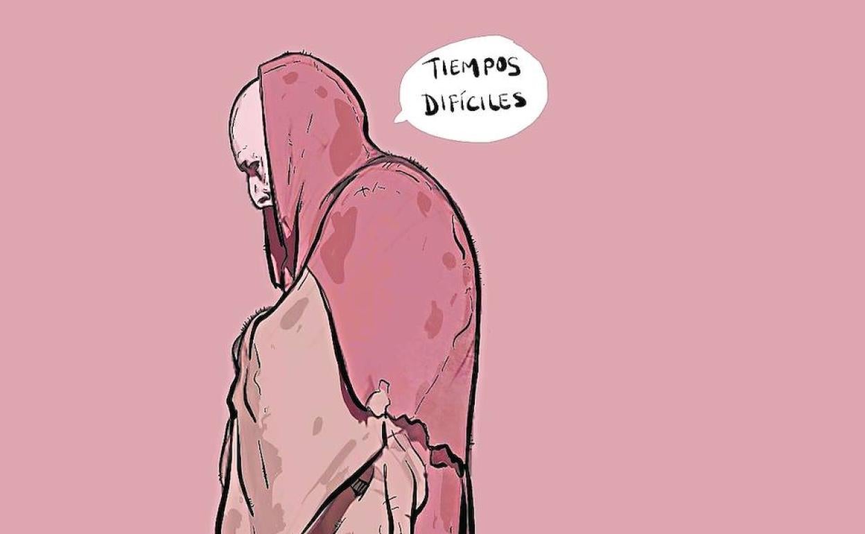 Con una mano, la izquierda, sobre el corazón