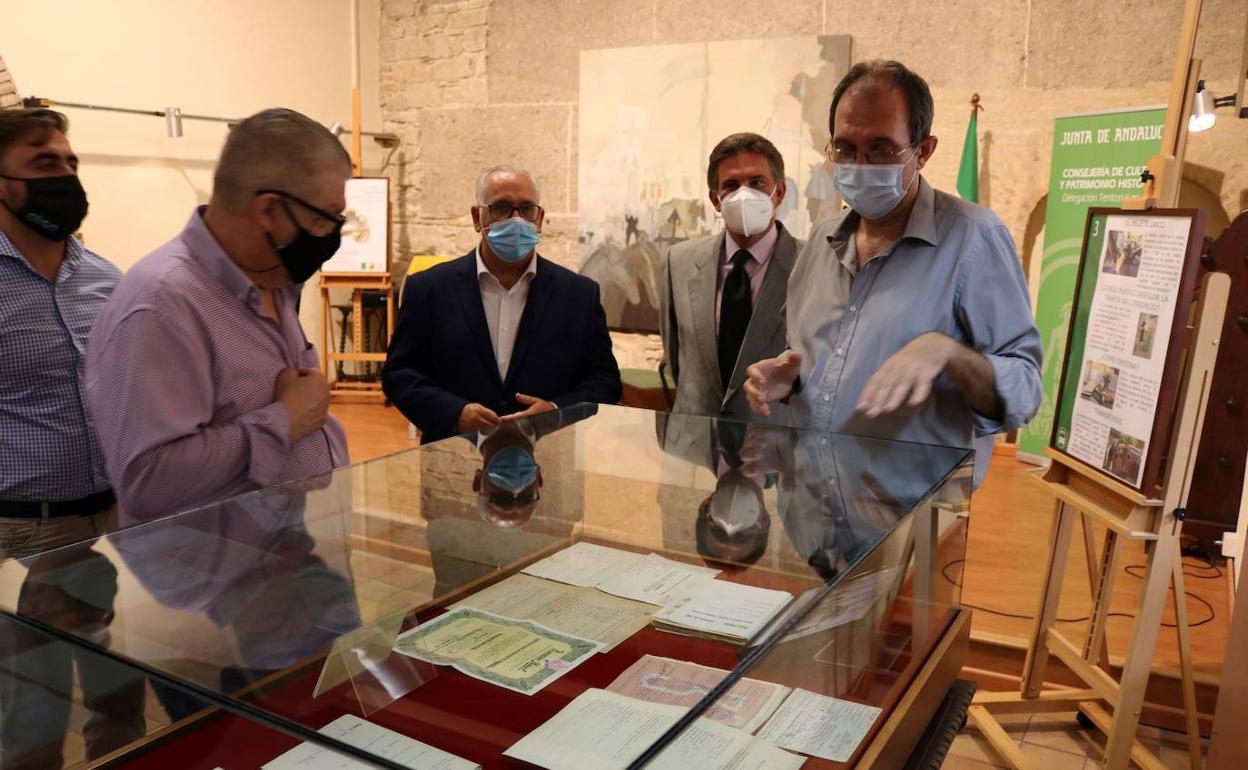 Inauguración de la exposición. 