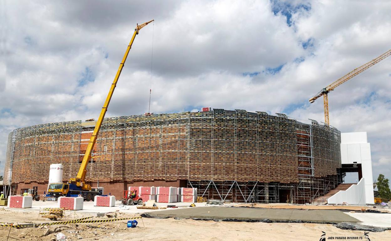 Obras en el pabellón Olivo Arena