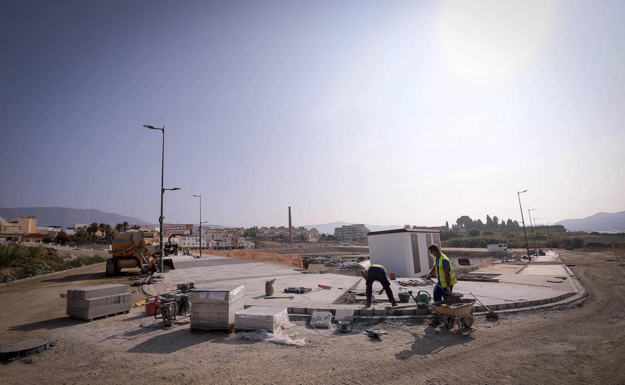 Las obras del acceso Este de Motril.