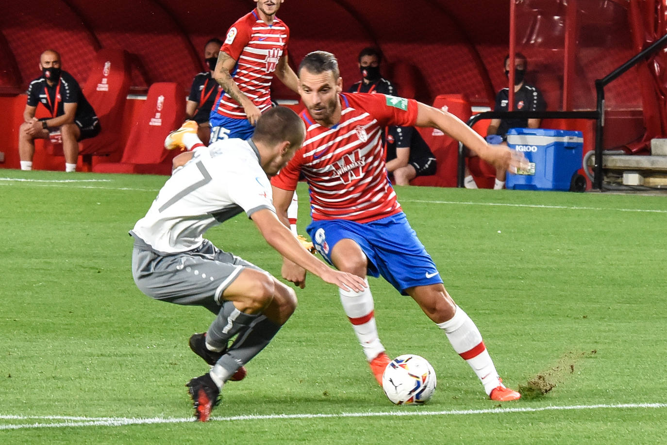 Fotos: Las mejores imágenes del Granada - Lokomotive Tbilisi