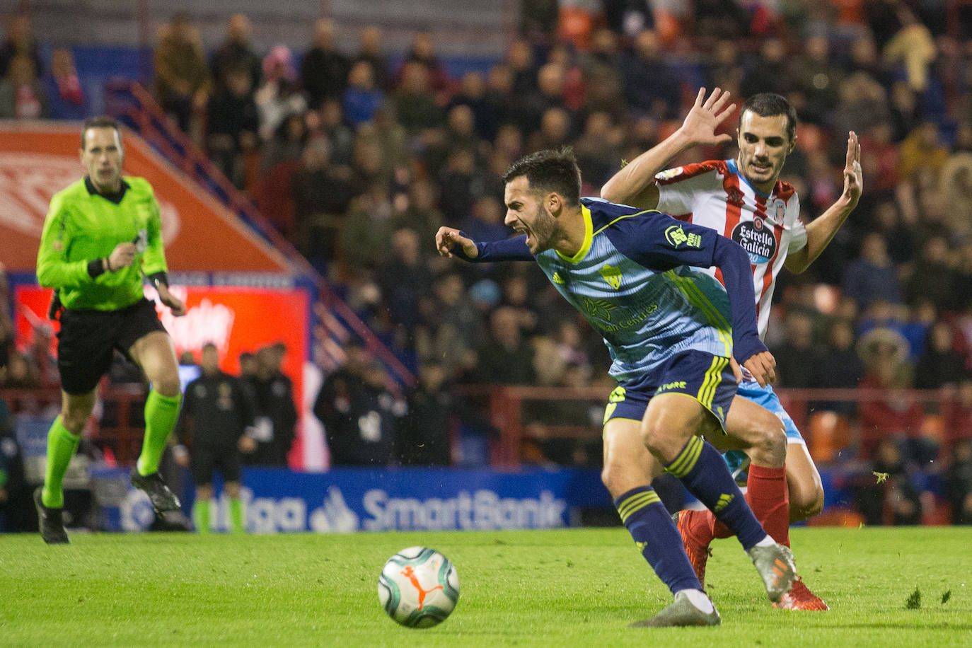 José Carlos Lazo, que jugó en Lugo, marcó defendiendo los dos escudos.