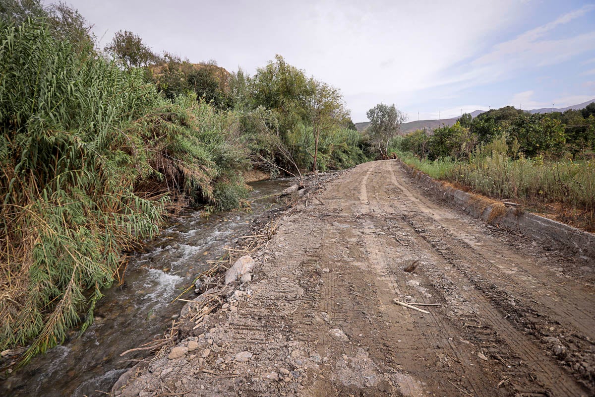 Limpieza de ramblas en la Costa