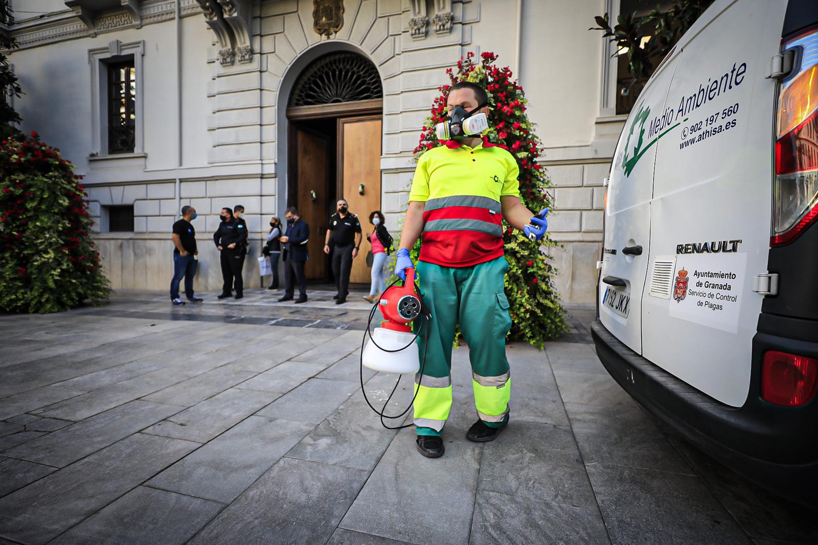 La casa consistorial de la Plaza del Carmen permanecerá cerrada al menos 24 horas