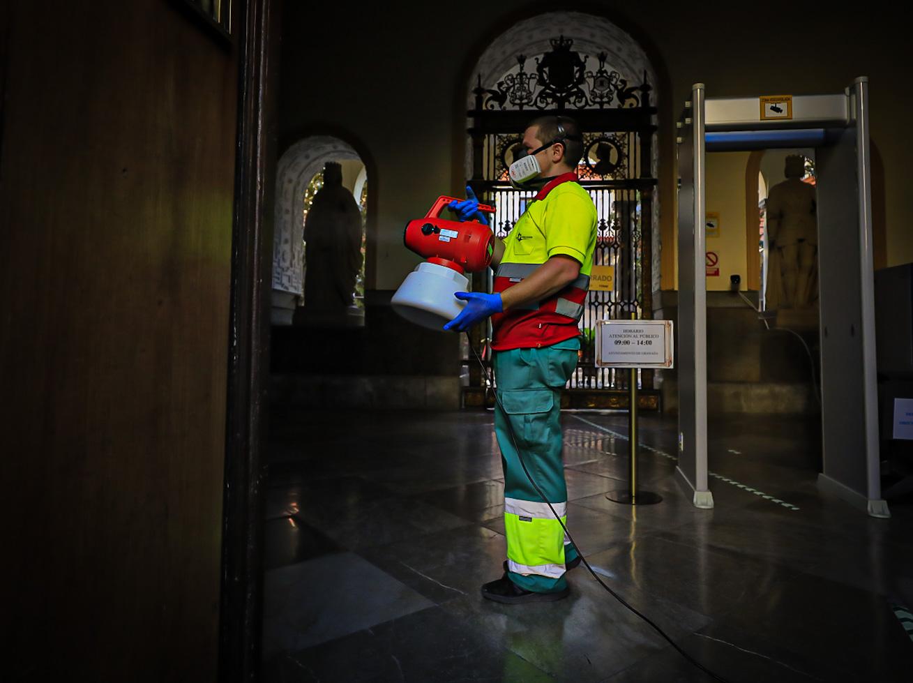 La casa consistorial de la Plaza del Carmen permanecerá cerrada al menos 24 horas