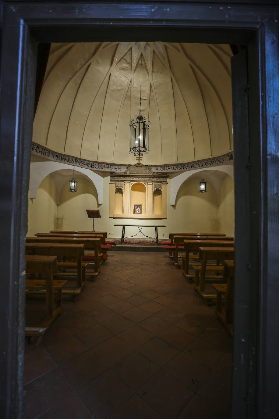 Interior de la ermita