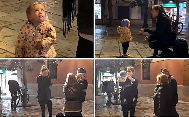 Fotogramas del vídeo que se viralizó y que fue visto por los cazatalentos de Got Talent.