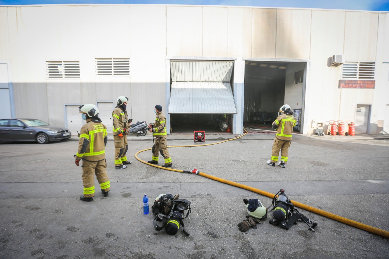 El suceso ha tenido lugar minutos antes de las 09.15 hor