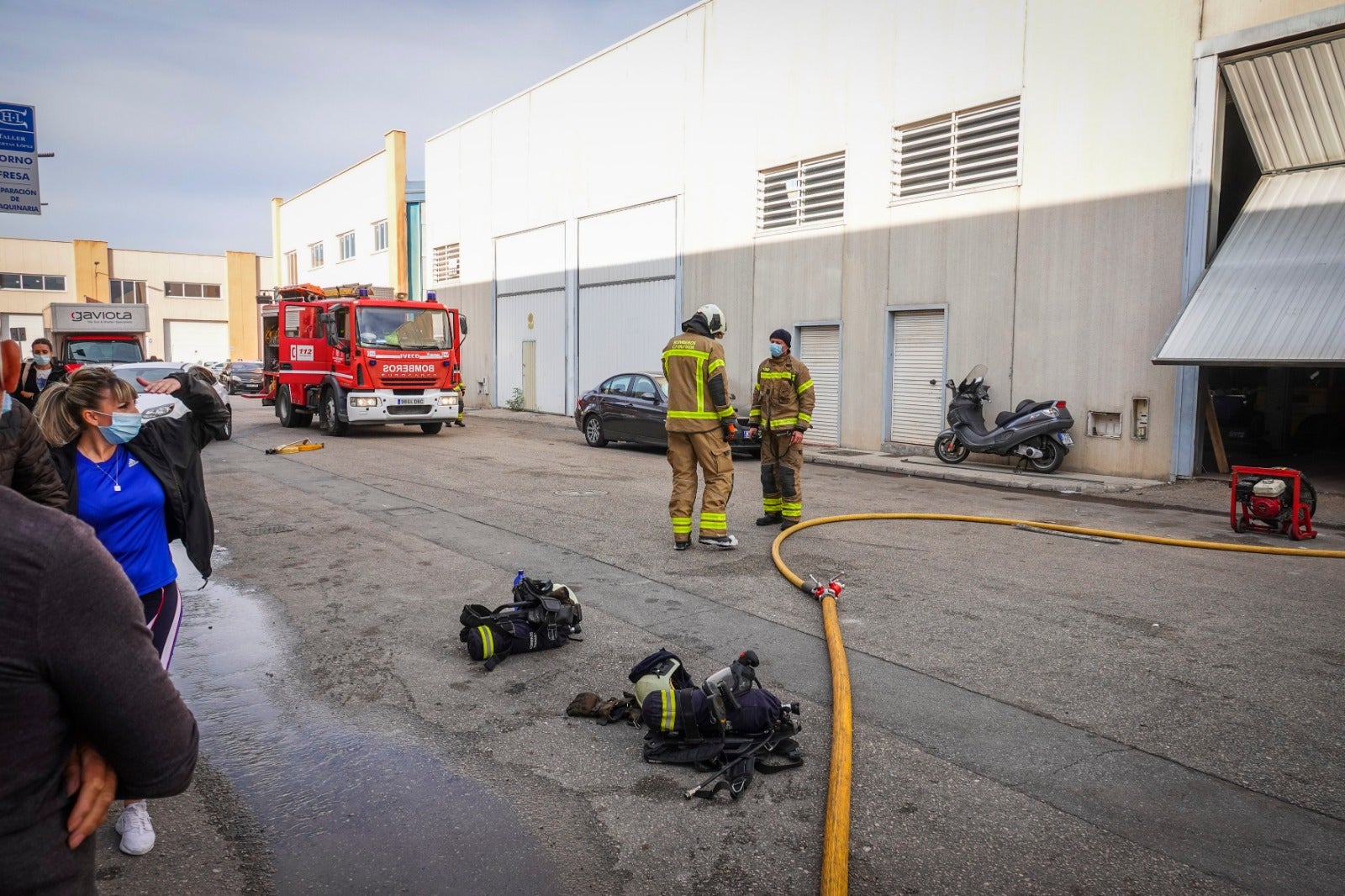 El suceso ha tenido lugar minutos antes de las 09.15 hor