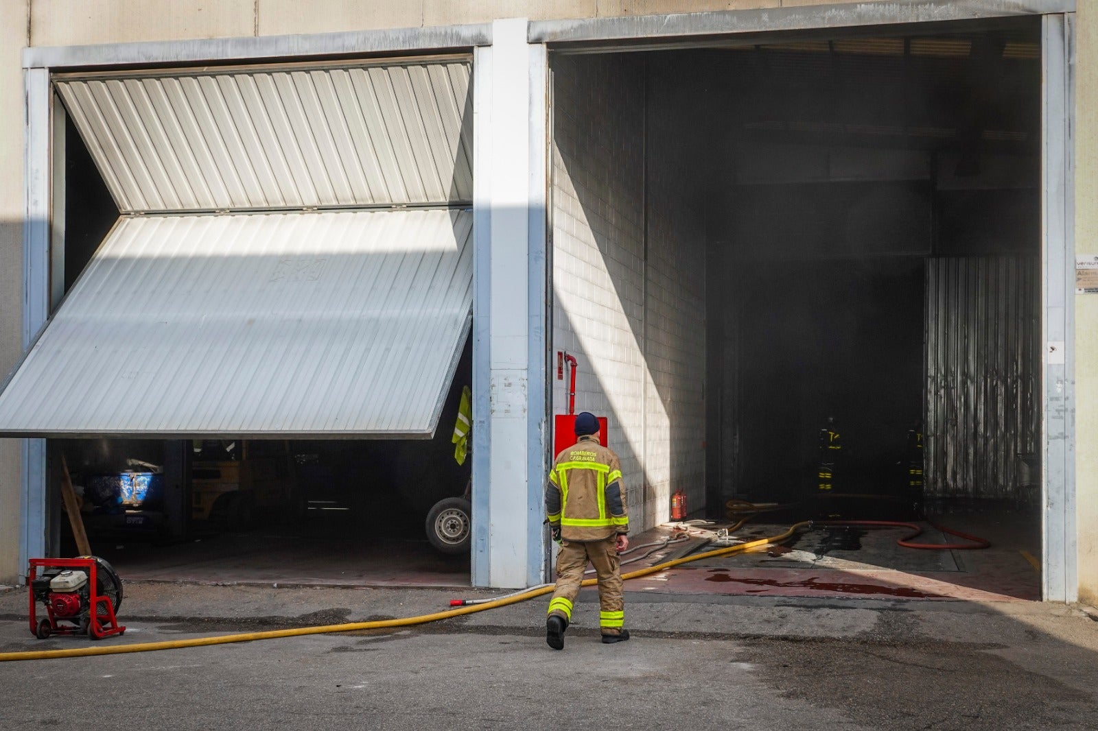 El suceso ha tenido lugar minutos antes de las 09.15 hor