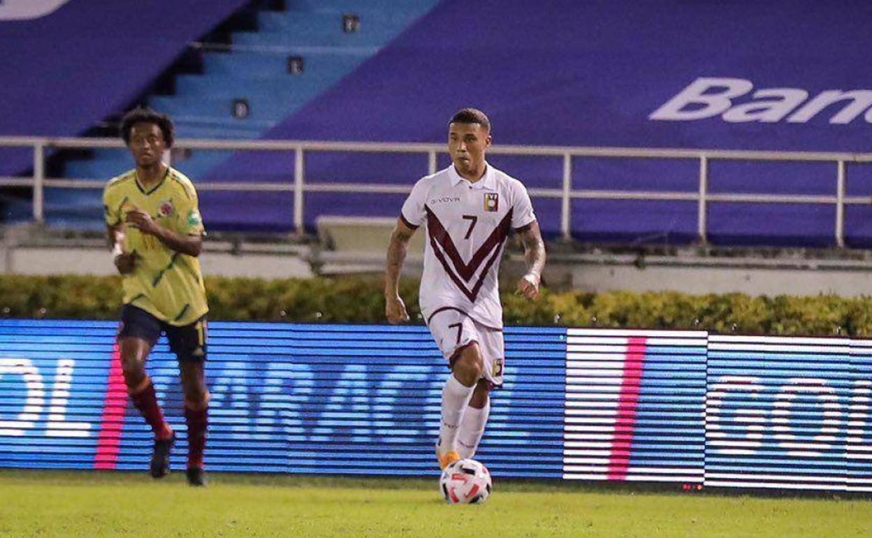 Machís fue el único rayo de luz en el ataque de la selección venezolana. 