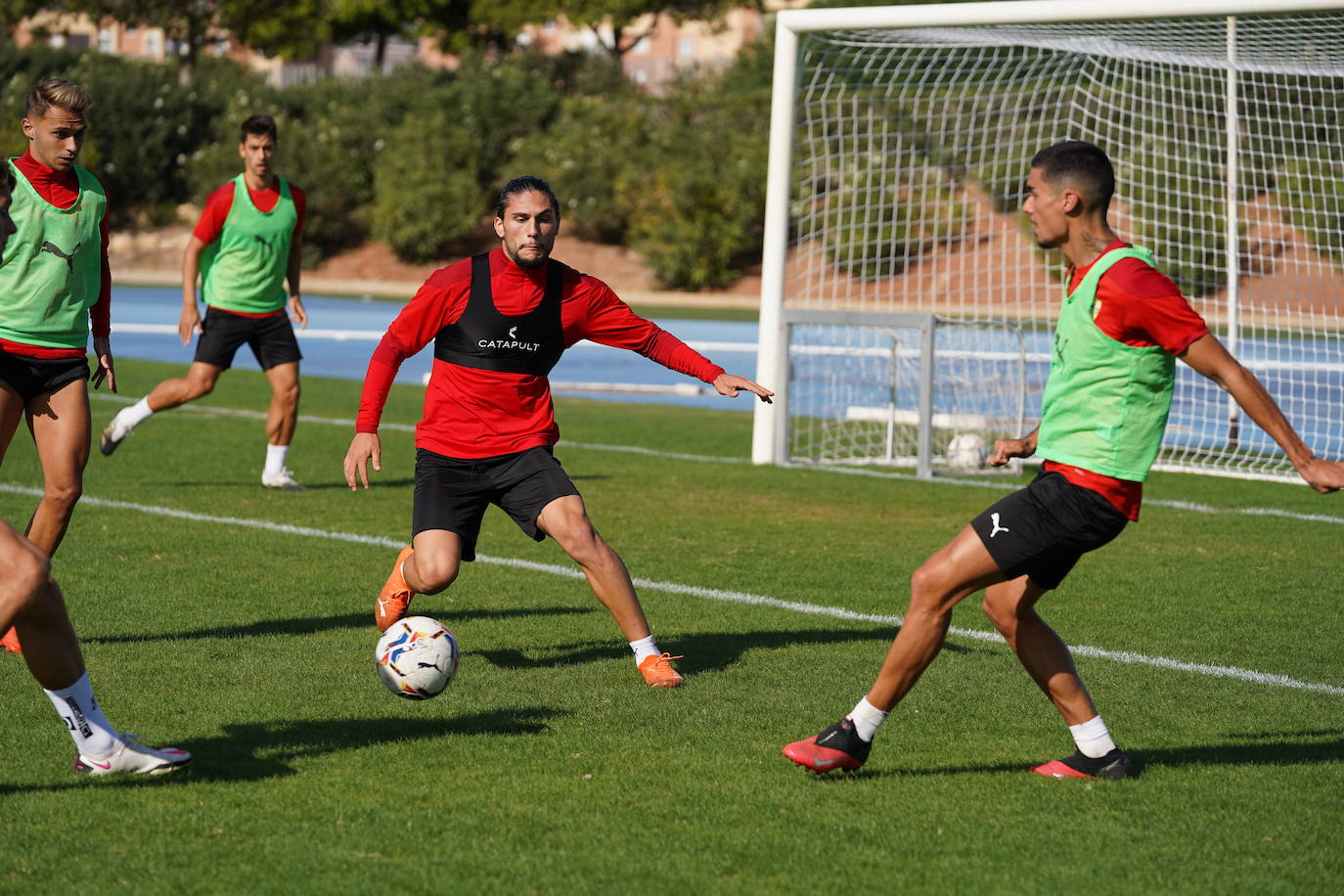 Enbtrenamiento del equipo rojiblanco este lunes