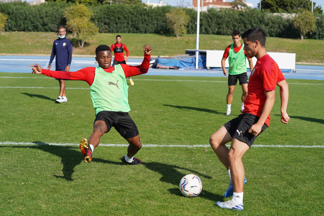 Enbtrenamiento del equipo rojiblanco este lunes